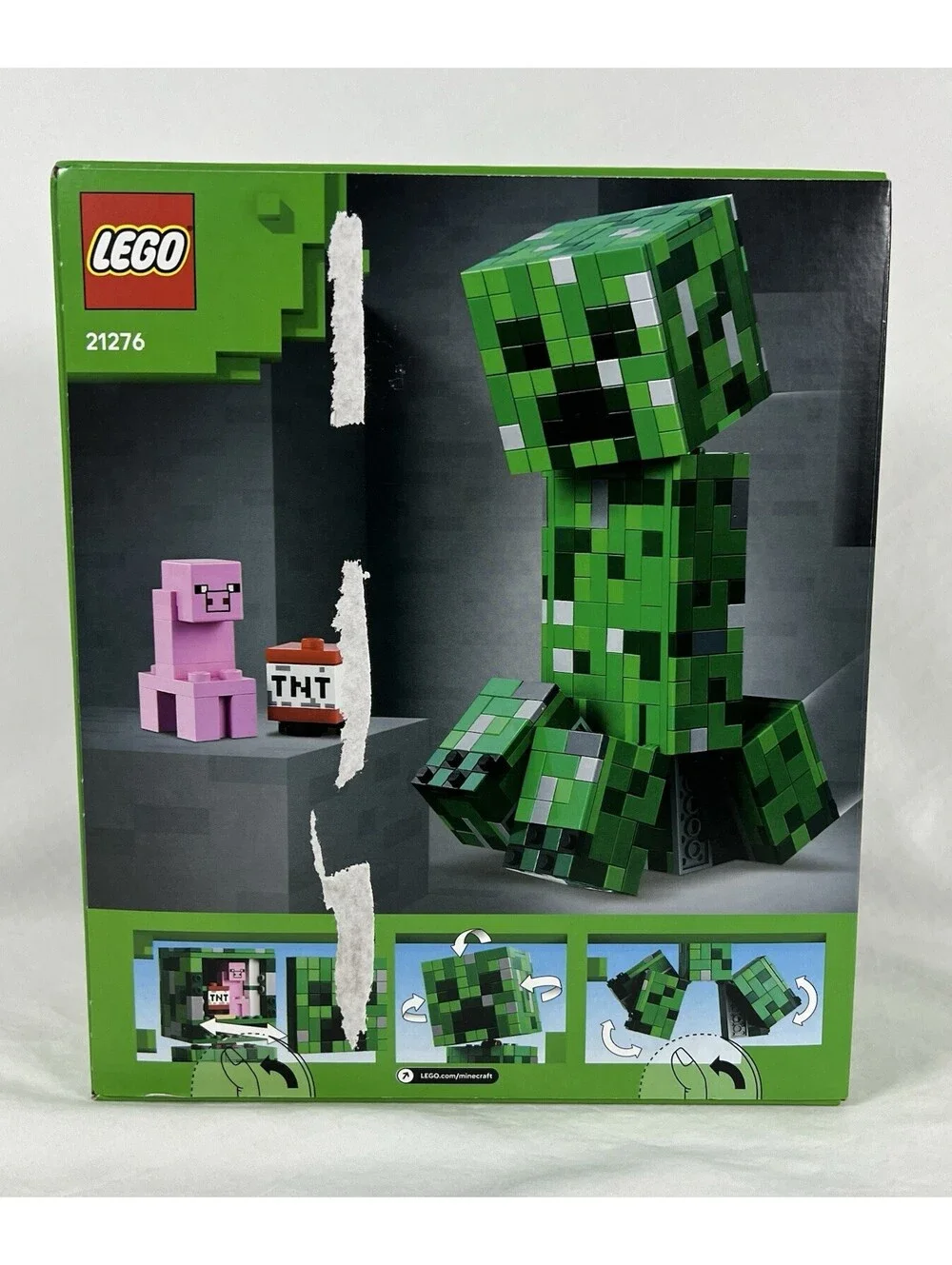 LEGO Minecraft The Creeper Gaming Kids Building Toy 21276